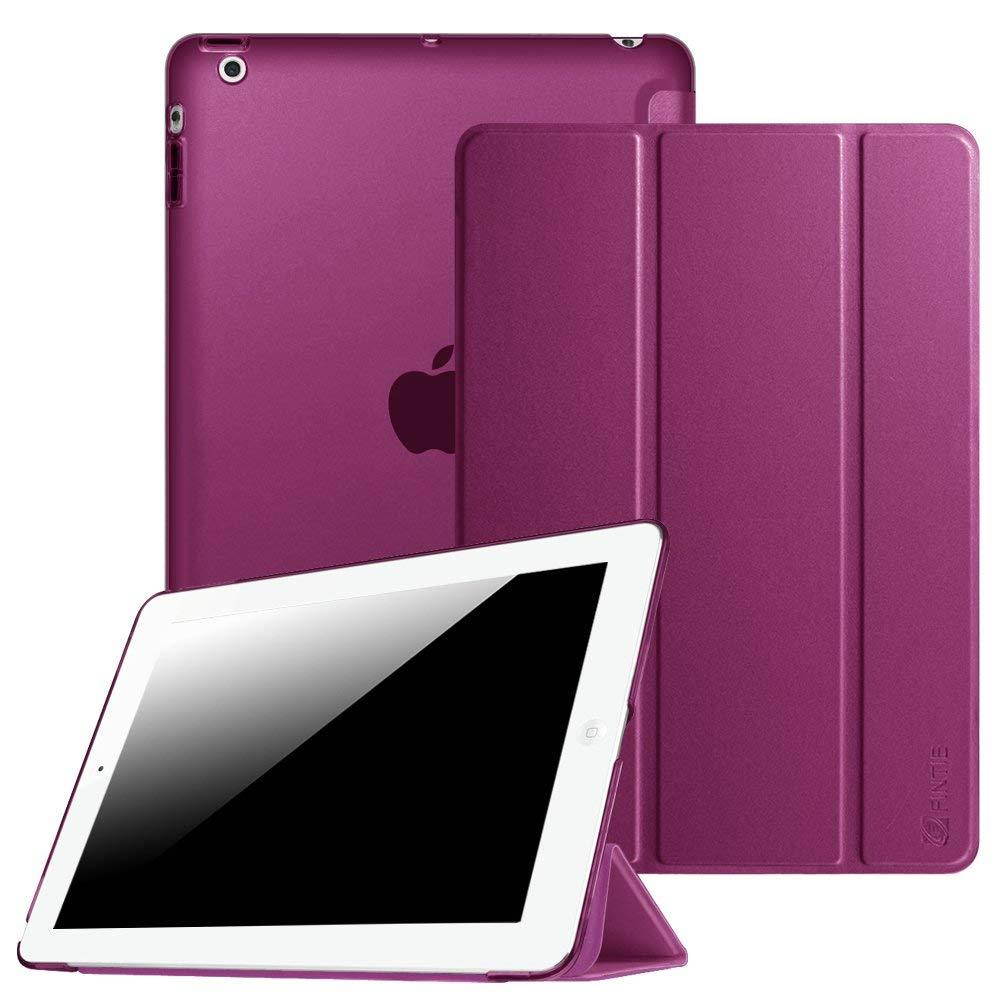 Fintie iPad 2/3/4 Case - Lightweight Smart Slim Shell Translucent Frosted Back Cover Supports Auto Wake/Sleep for iPad 4th Generation with Retina Display, iPad 3 & iPad 2, Purple