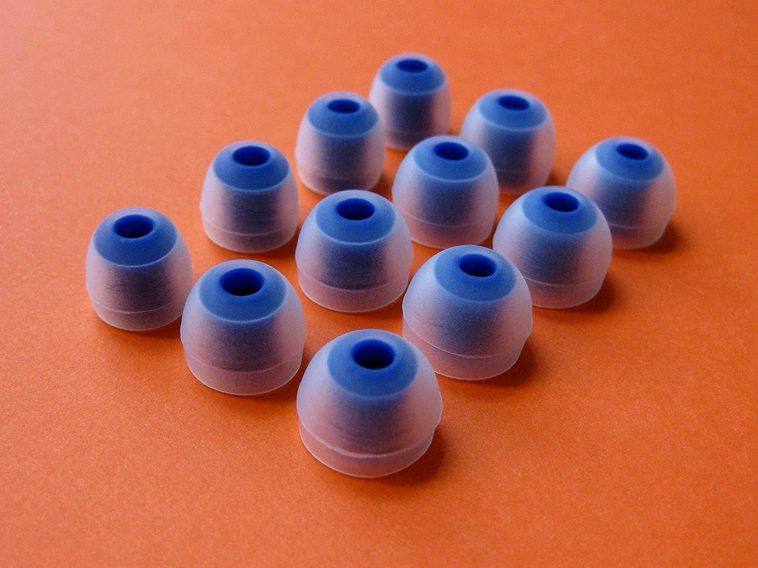 12pcs (CL-BL)- S/M/L Replacement Set Earbuds Eartips for Jaybird Freedom F5, Jaybird X3 and Jaybird Run Wireless Bluetooth In Ear Earphones/Headphones