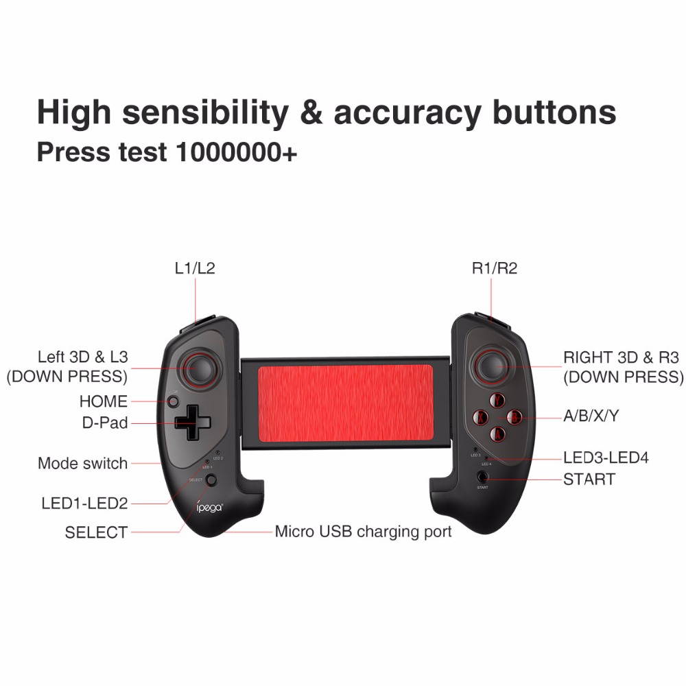 iPEGA 9083S Pubg Controller Gamepad Android Joystick for iPhone for iPad Joypad Game pad Android Wireless Bluetooth Support iOS