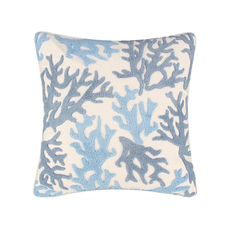 Pataya Coral Decorative Pillow Blue - Levtex Home