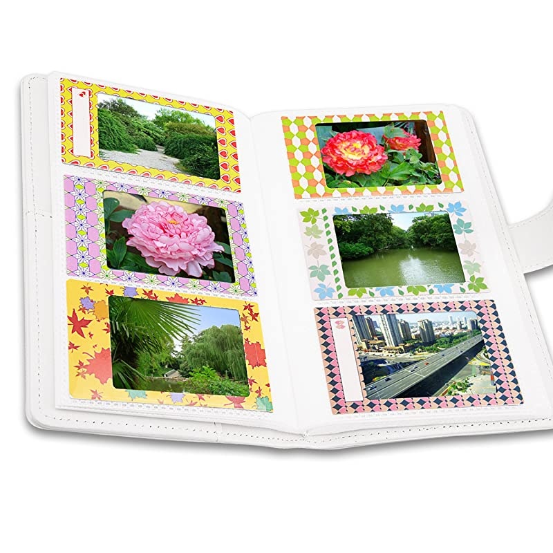 Accessories Bundle Kit Set Compatible with Fujifilm Instax Mini 70 Instant Film Camera, Accessory Include Case, Album, Stickers, Photo Frames, Hanging Frame, Strap (White)