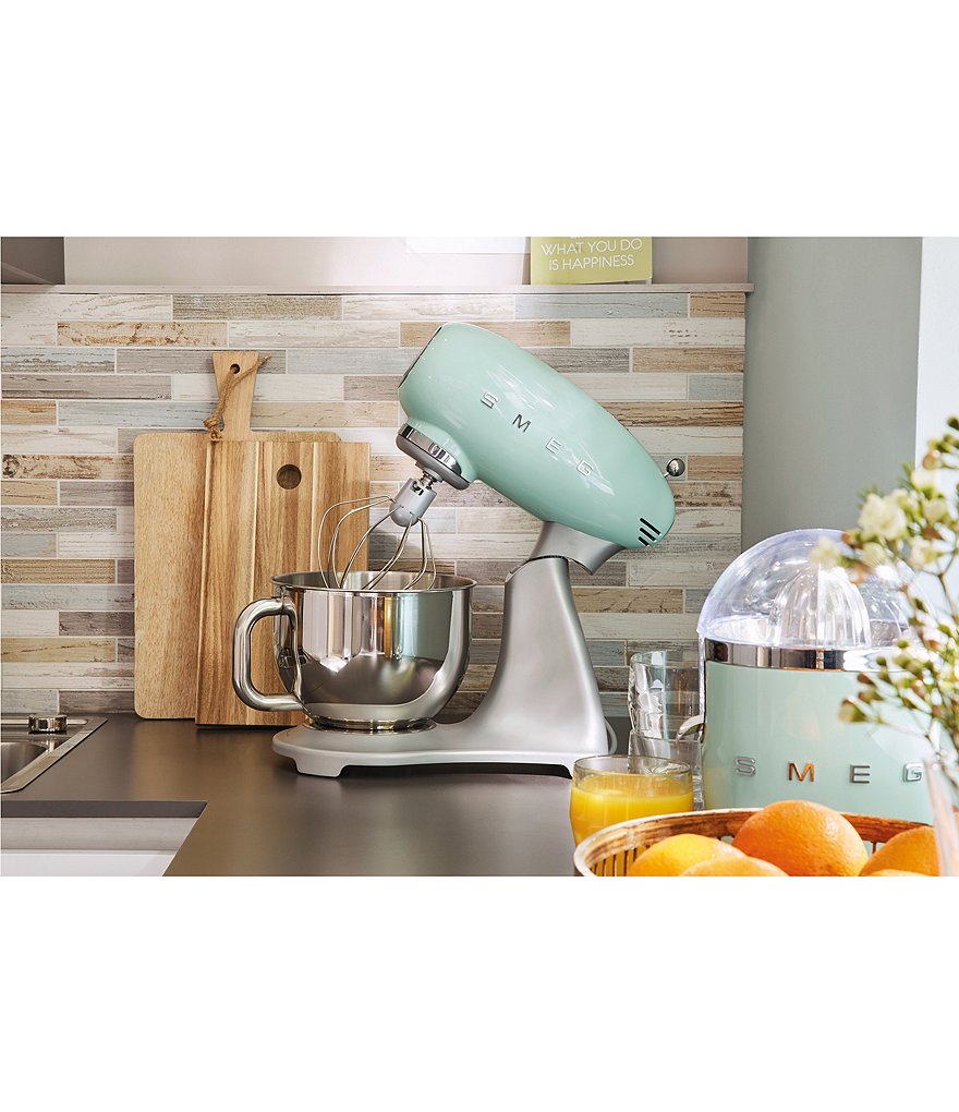 Smeg 50's Retro 5-Quart Stand Mixer with Stainless Steel Bowl (Model #SMF02)