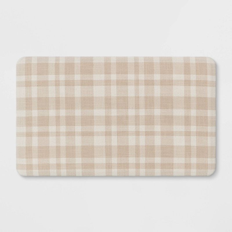 30" x 18" Woven Plaid Comfort Mat - Threshold™
