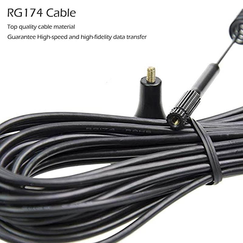 SMA Antenna 12dBi 4G Antenna, 700MHz-2700MHz Wide Band 3G 4G LTE GSM Magnet Mount Cellular Antenna by