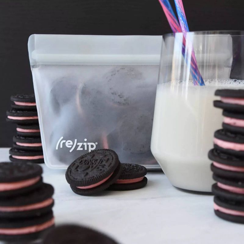 (re)zip Leak-Proof Food Storage Bags - Clear - 2ct