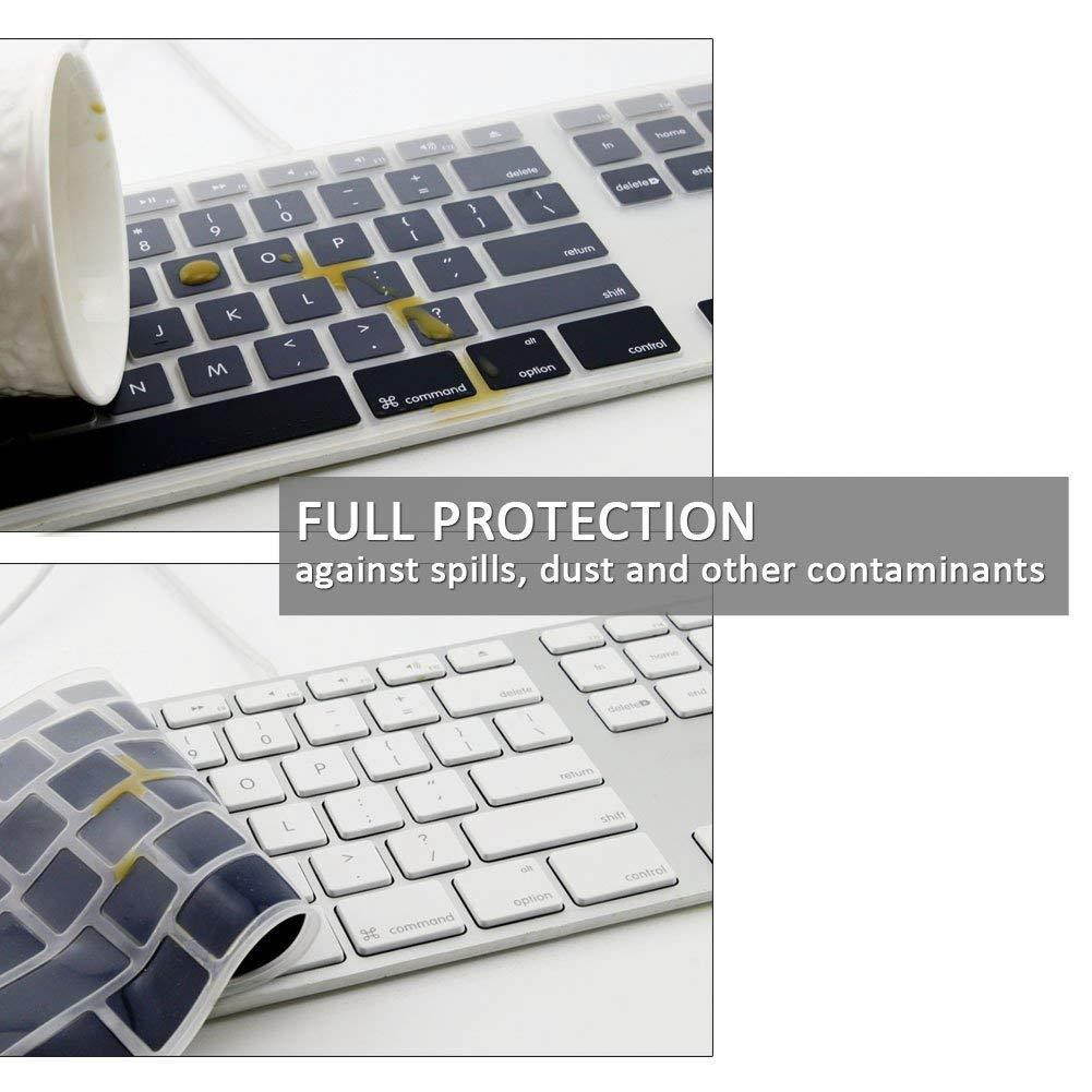 All-inside Ombre Grey Keyboard Cover for iMac Wired USB Keyboard