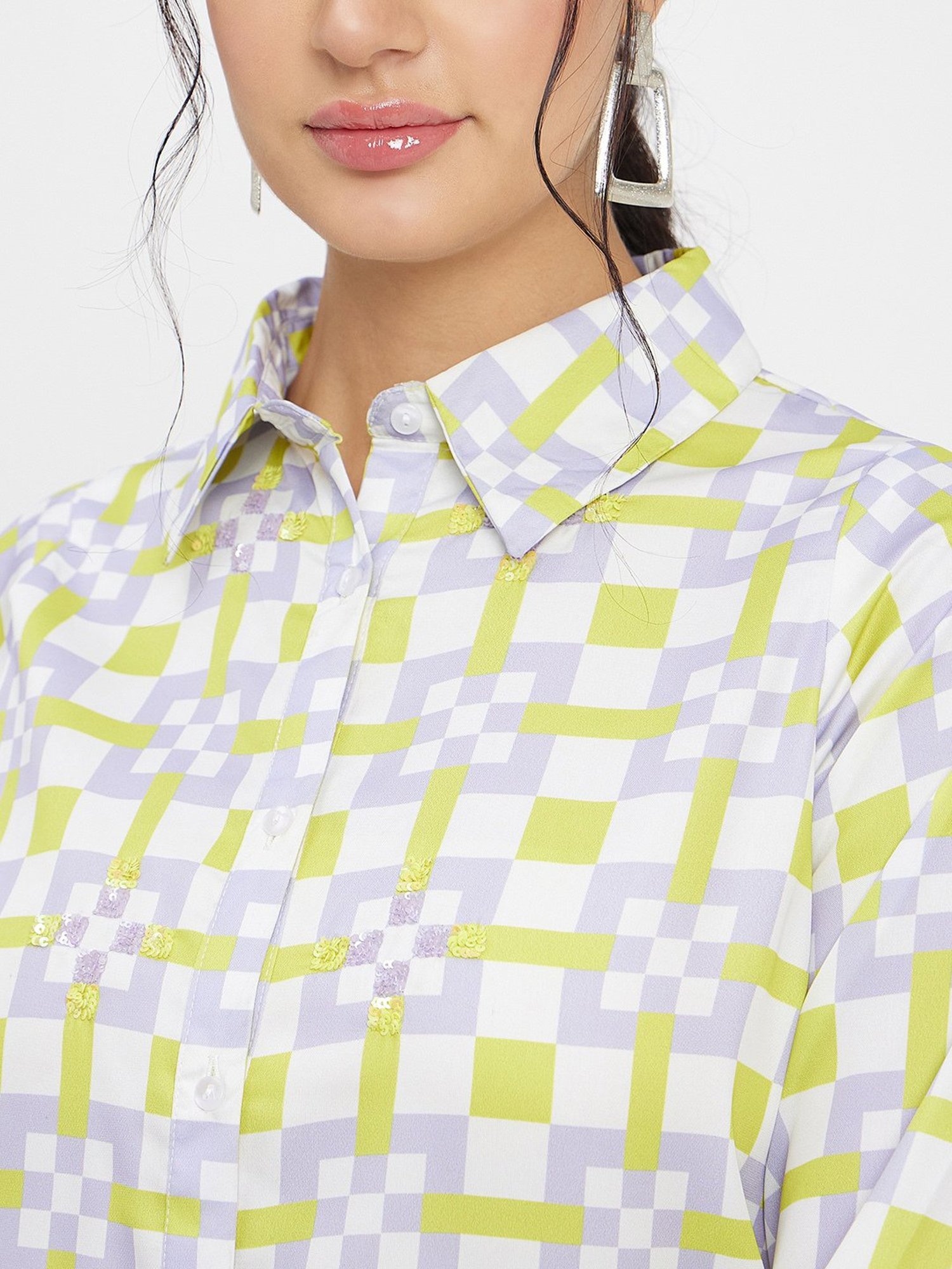Camla Multicolor Checks Shirt