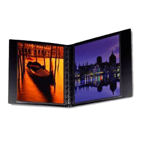 Itoya Art Profolio 14x17-Inch Portrait Multi-Ring Refillable Binder (Black)