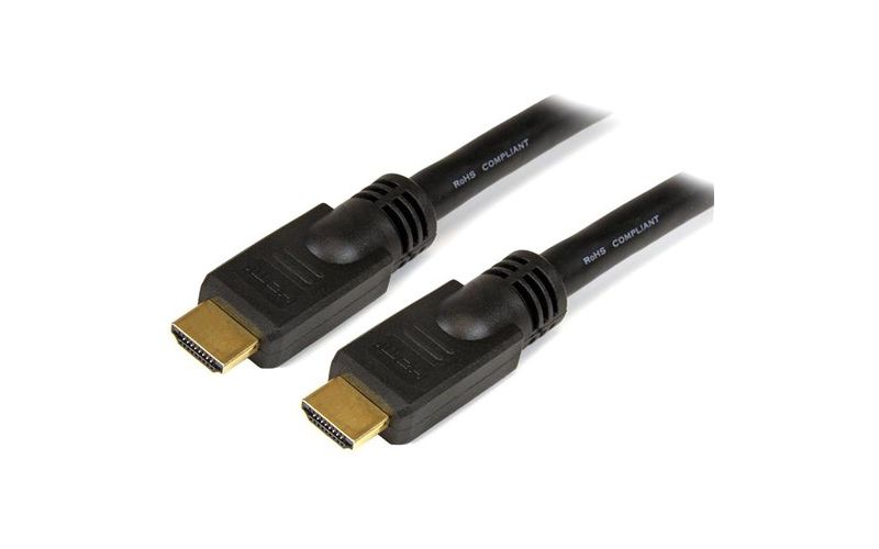 StarTech.com 30 ft High Speed HDMI Cable ??? Ultra HD 4k x 2k HDMI Cable ??? HDMI to HDMI M/M - 30ft HDMI 1.4 Cable - Audio/Video Gold-Plated (HDMM30)
