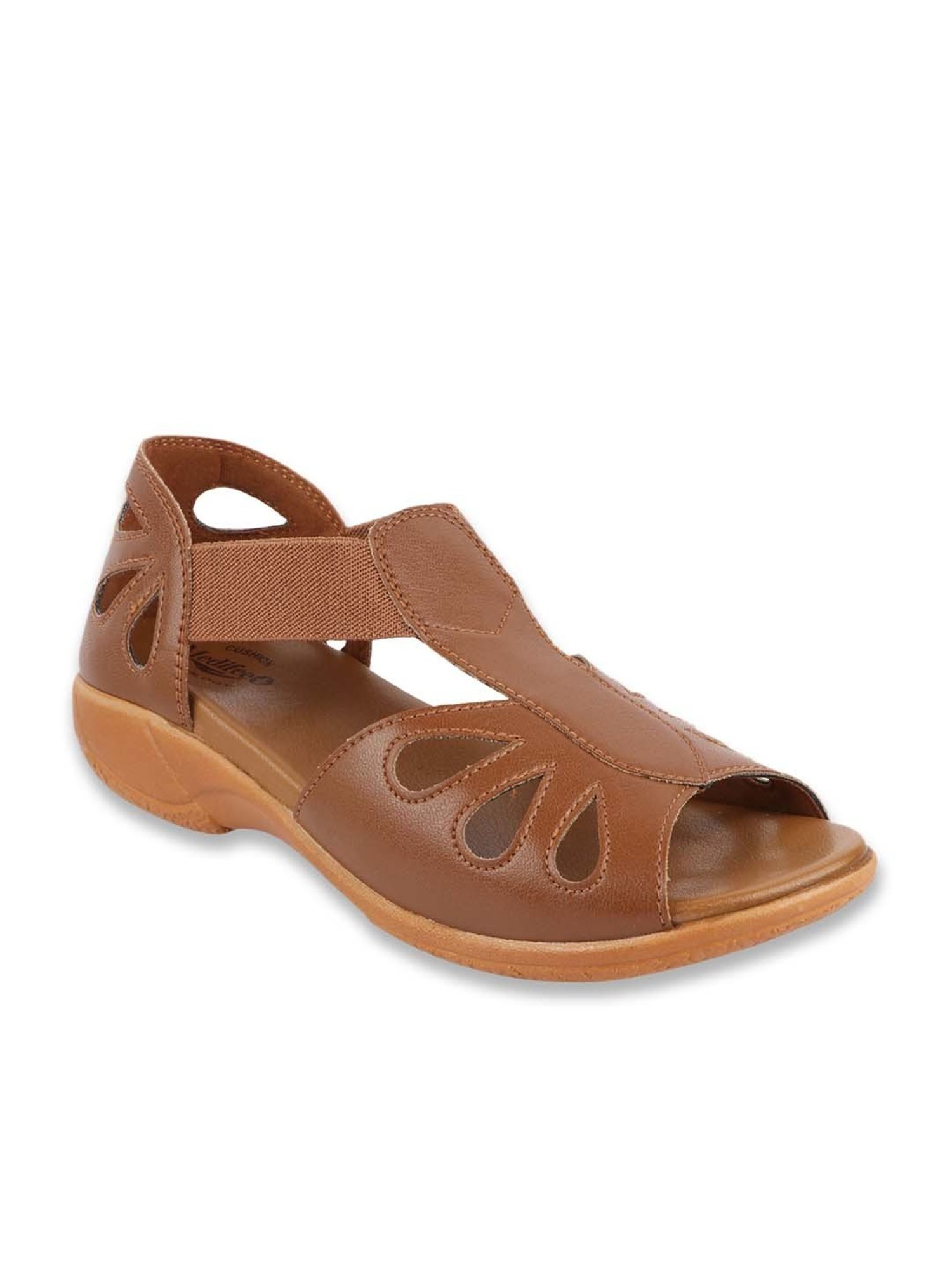 MediFeet Women's Tan Sling Back Sandals