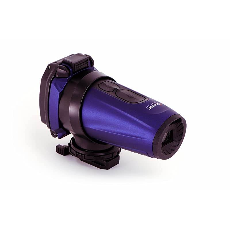 ATC 5K Waterproof Action Cam Flash Memory Video Recorder with 1.5-Inch Color LCD Screen, Still Image and Web Cam Capabilities (Blue)