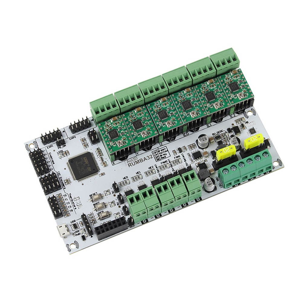 Buy RUMBA Mainboard 32Bit 3D Printer Mainboard + A4988 Stepper Motor