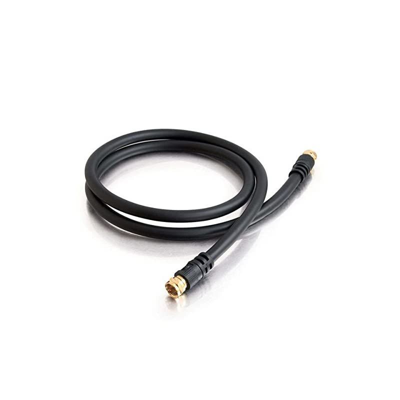 29133 Value Series FType RG6 Coaxial Video Cable Black 12 Feet 365 Meters
