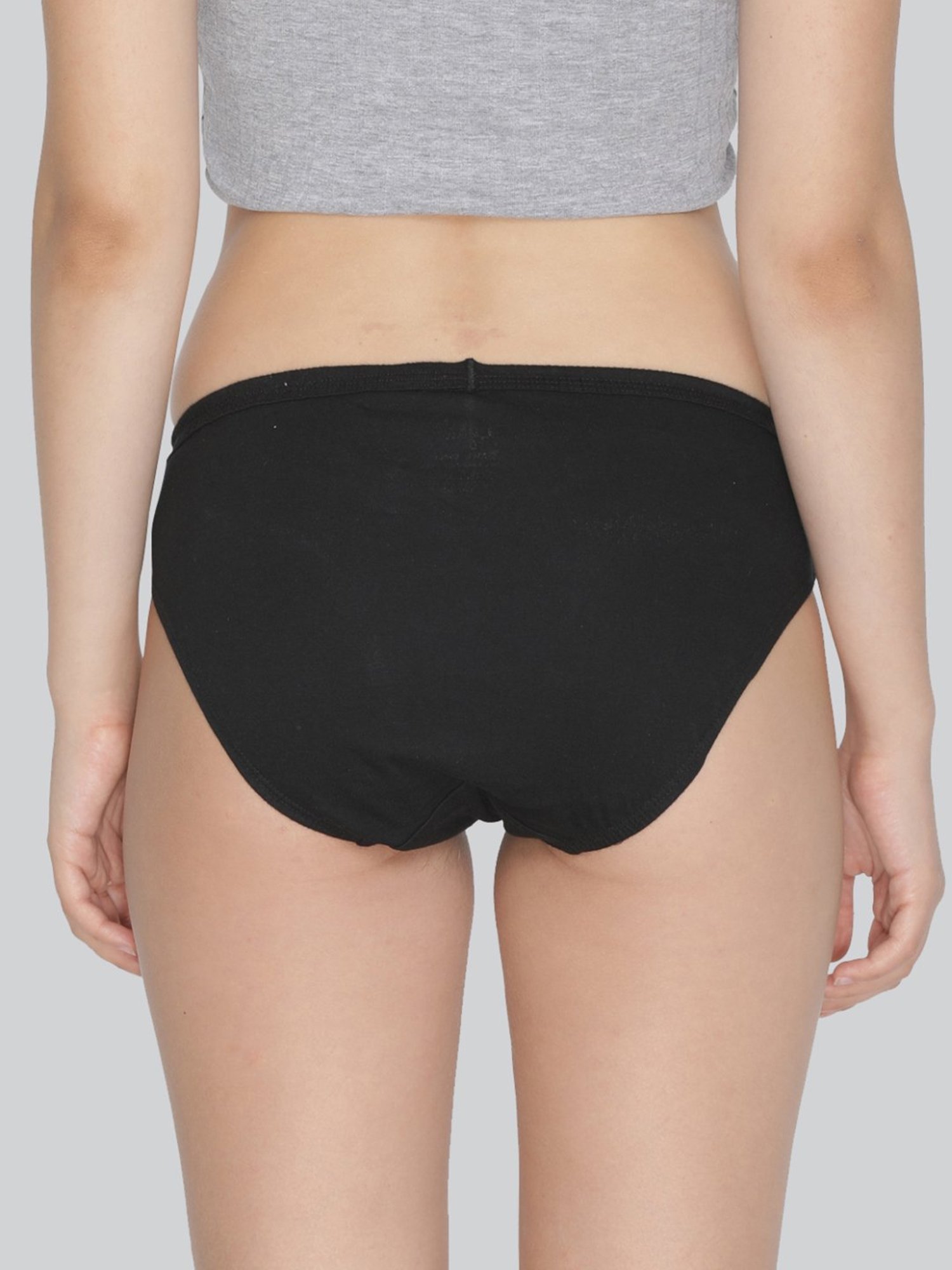 Lyra Assorted Color Cotton Bikini Panties - Pack Of 4