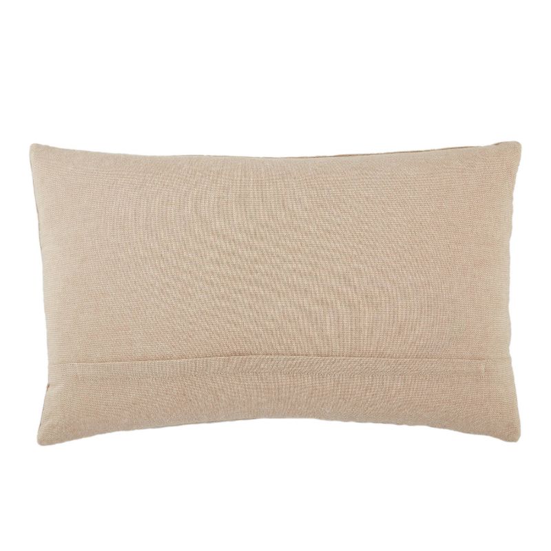 13&#34;x21&#34; Oversize Dakon Trellis Poly Filled Lumbar Throw Pillow Beige - Jaipur Living