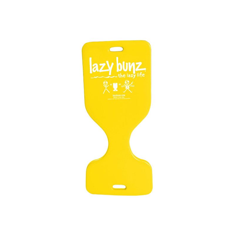 TRC Recreation 8602112 36 Inch Adult & Child High Quality Reliable Lazy Bunz Comfortable Saddle Foam Water Resistant Floating Seat and Lounger, Yellow