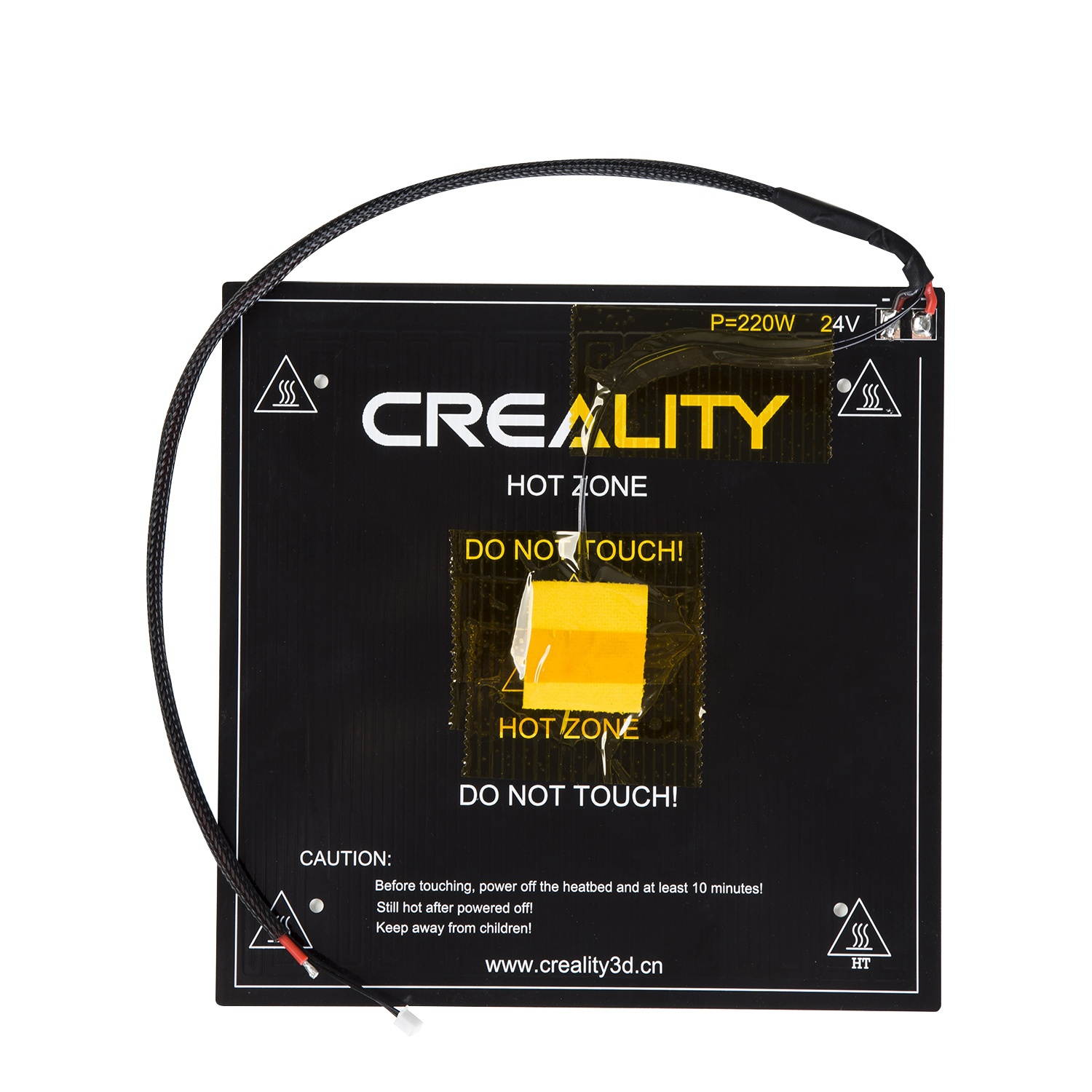 Creality 3D Aluminum MK3 Heatbed Hotbed Platform with Heated Bed Cable Line for Ender-3 3D Printer DIY Kit