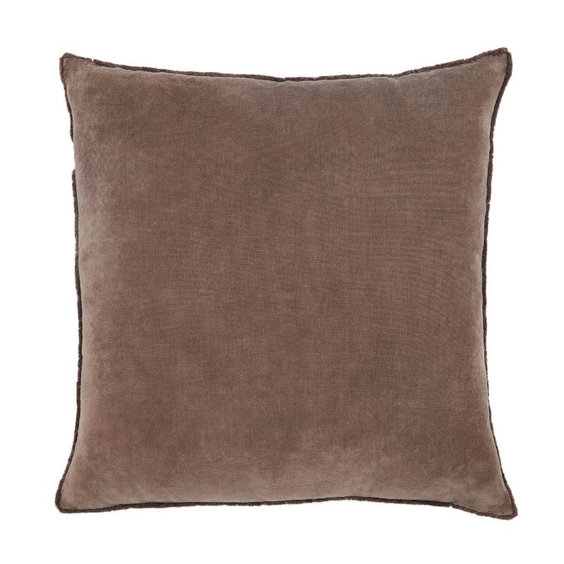 26&#34;x26&#34; Oversized Dapperly Square Throw Pillow Dark Taupe - Jaipur Living