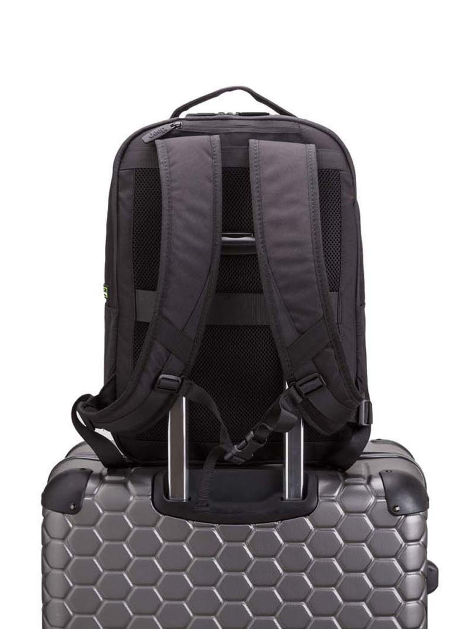 CARPISA Black Large Laptop Backpack