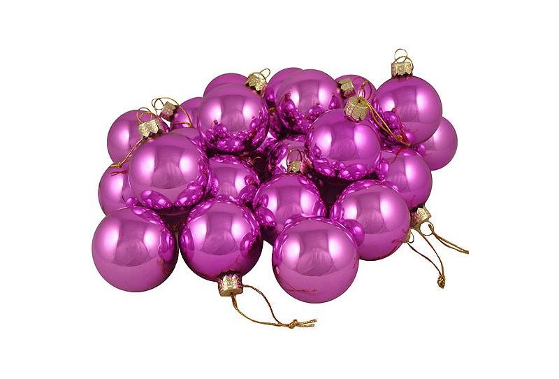 Northlight Club Pack of 36 Shiny Pink Lolipop Glass Ball Christmas Ornaments 2.75" (67mm)