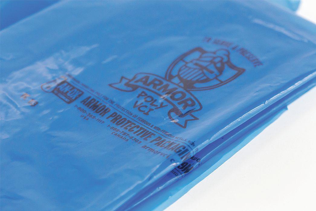 Armor Poly VCI Bags Blue   PVCIBAG2MB504880