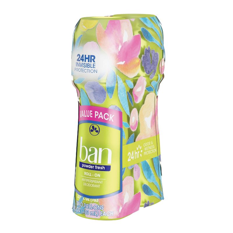Ban Antiperspirant &#38; Deodorant Powder Fresh Twin Pack - 3.5 fl oz/2pk