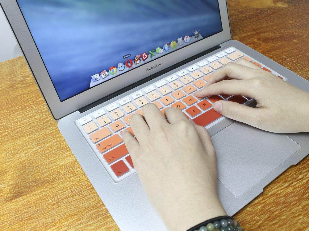 All-inside Orange Ombre Keyboard Skin for MacBook Pro 13" 15" 17" (with or without Retina Display) / MacBoook Air 13"