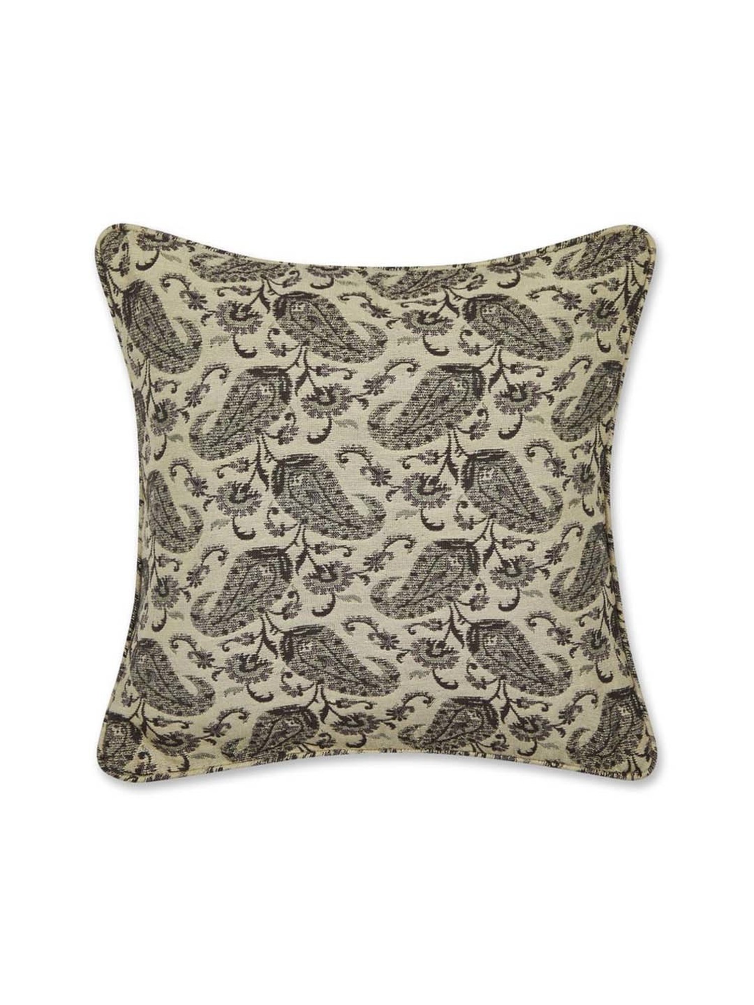 Fabindia Jaisalmer Grey Cotton Cushion Cover