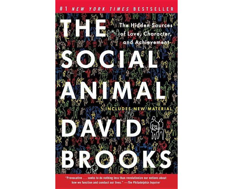 The Social Animal: The Hidden Sources of Love, Character, and Achievement - by David Brooks (Paperback)