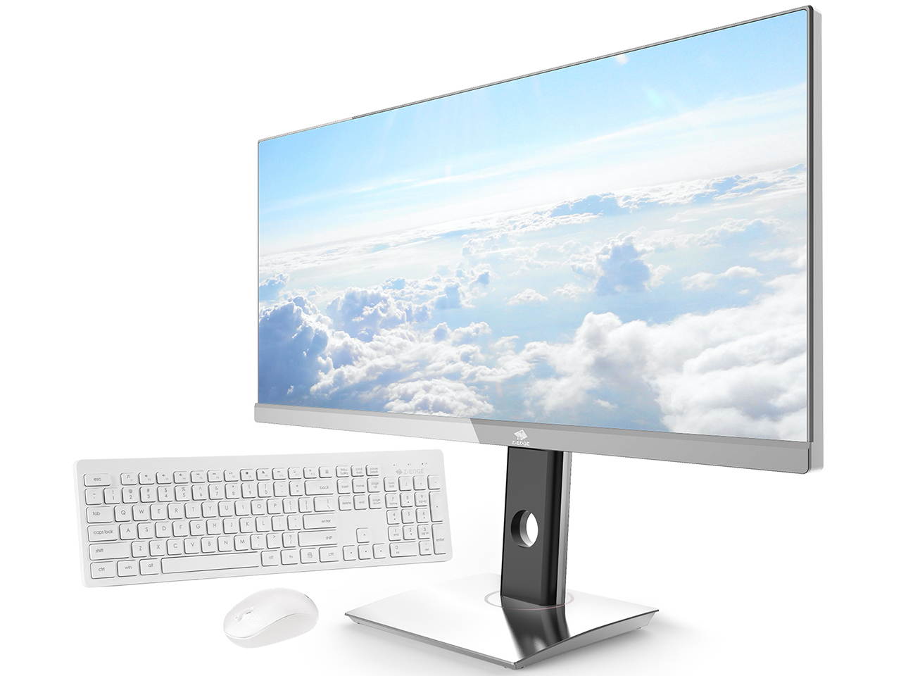 Z-EDGE U29IAB 29" Ultrawide 2560 x 1080 WFHD 21:9 Aspect Ratio 100Hz Refresh Rate 4 ms MPRT IPS Monitor, HDMIx2+DP, Built-in Speakers, with Wireless Keyboard & Mouse