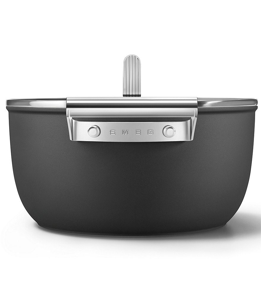 Smeg 50s Retro Style Nonstick 5-Quart Casserole w/Lid