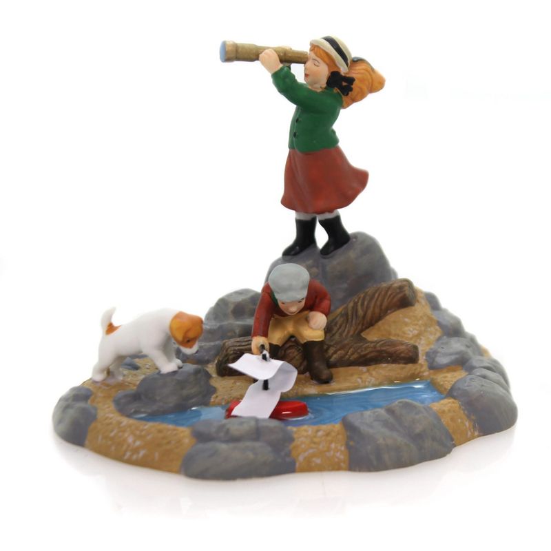 Department 56 Accessory 3.0" Yarmouth's Discovery Bay Dickens Village Series  -  Decorative Figurines