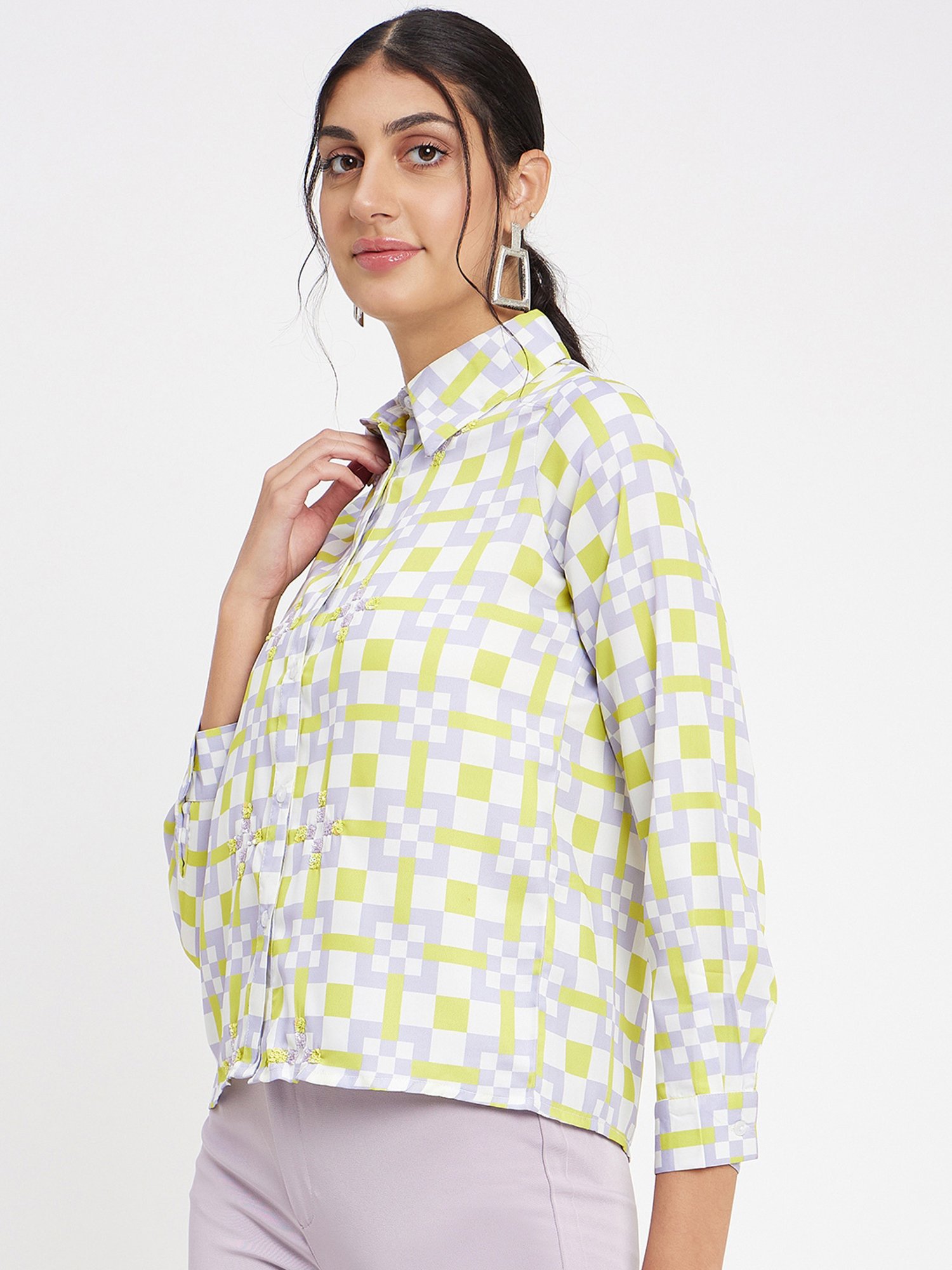 Camla Multicolor Checks Shirt