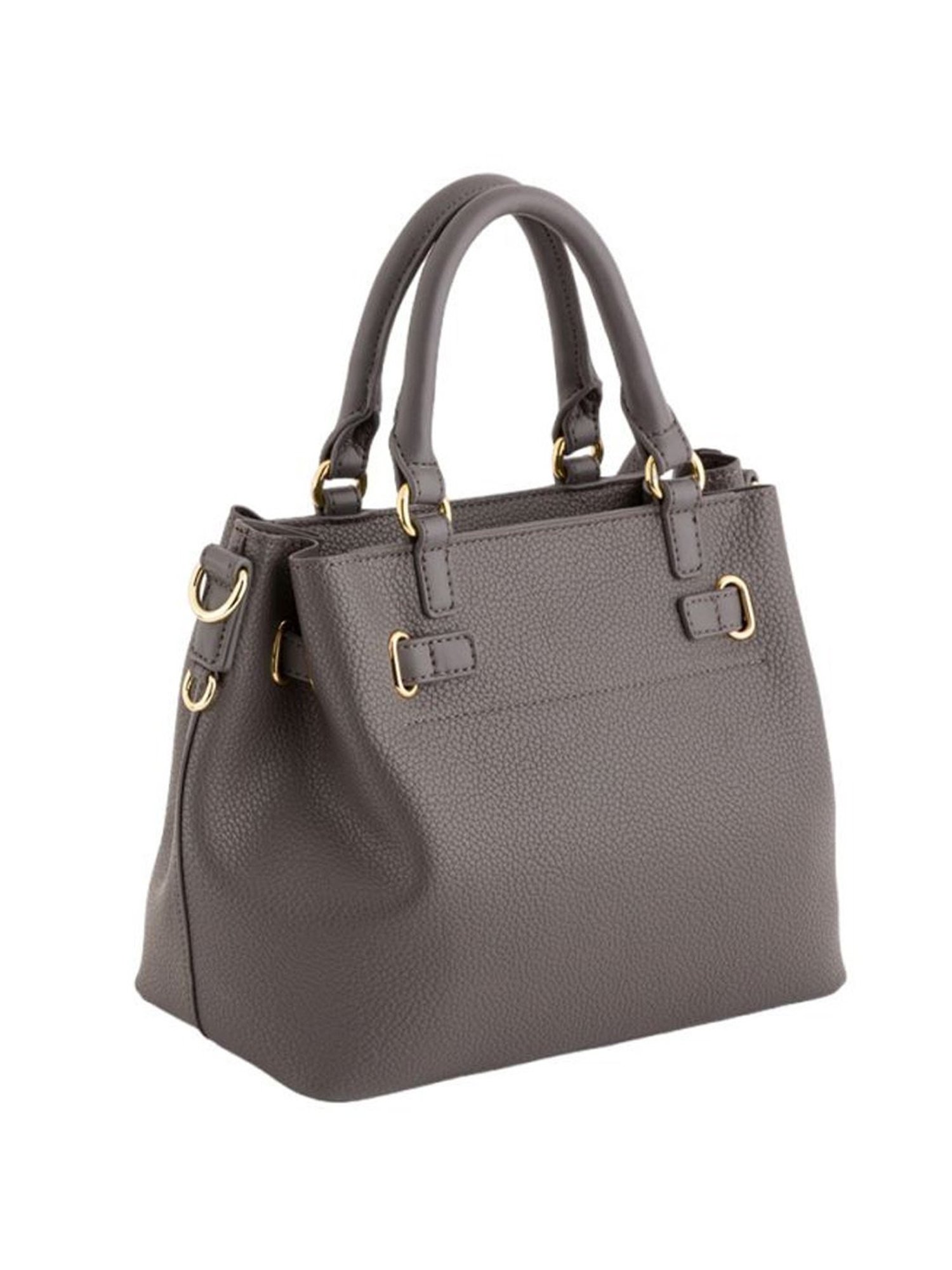 Carpisa Ermione V1 Grey Faux Leather Solid Handbag
