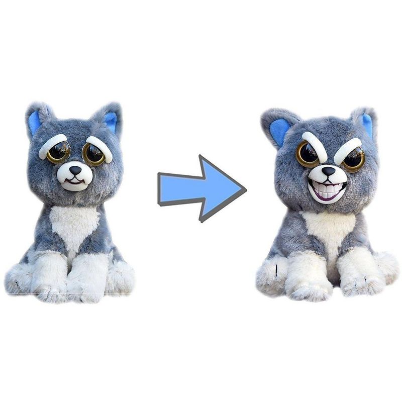 William Mark Corporation Feisty Pets Sammy Suckerpunch the Dog Sly Grin 8" Plush