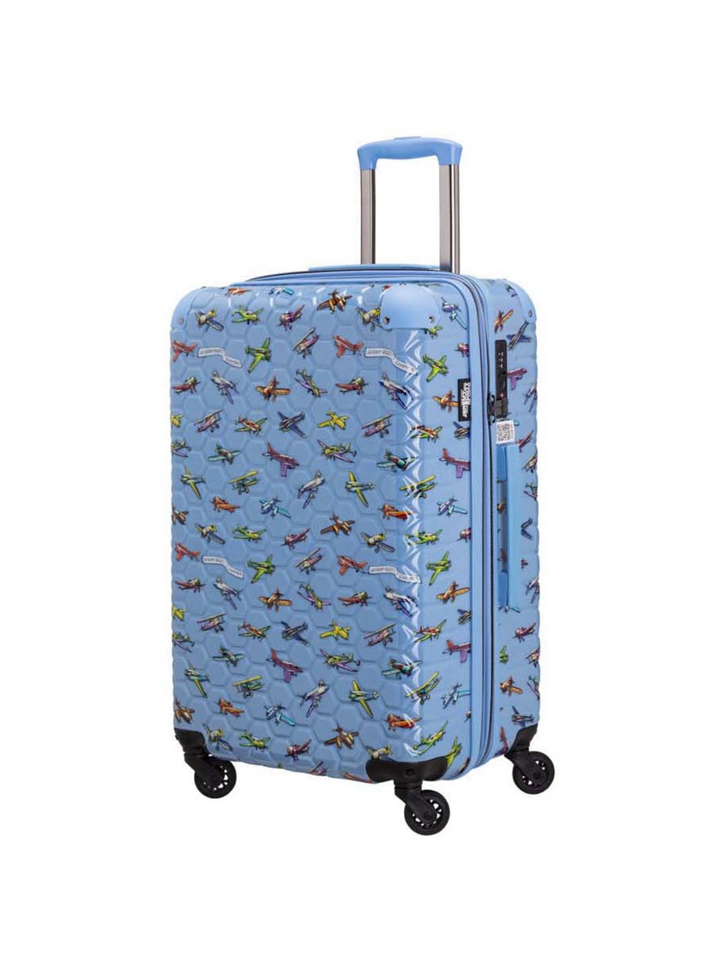 CARPISA 4 Wheel Blue Medium Hard Cabin Trolley - 42 cm