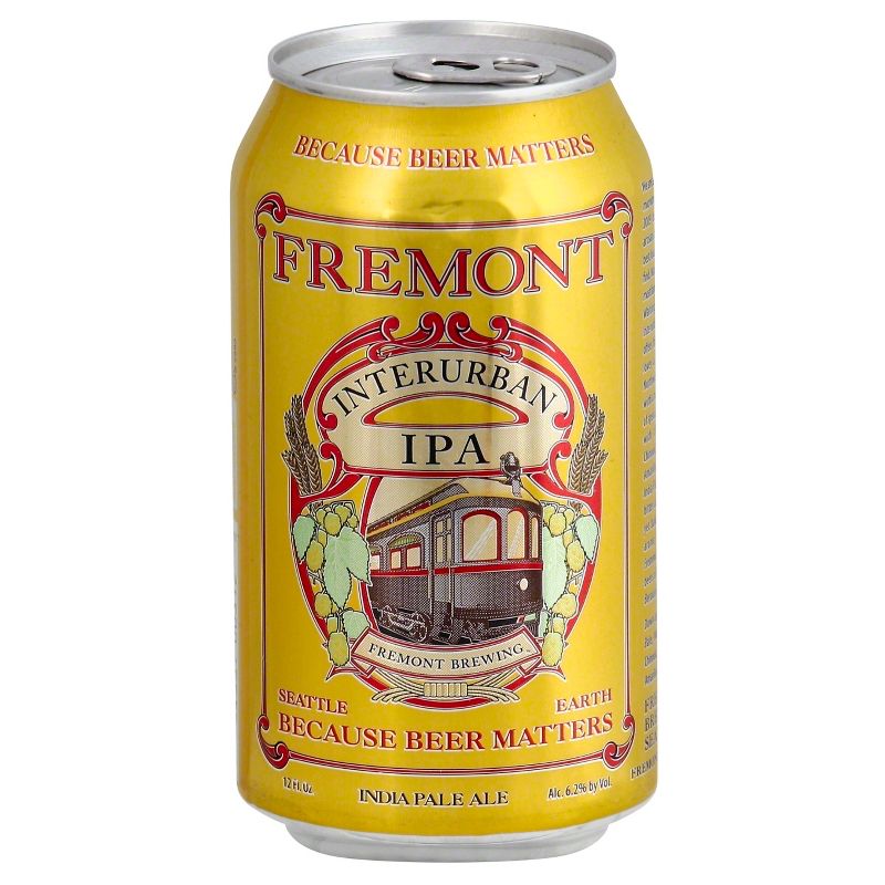 Fremont Interurban IPA Beer - 6pk/12 fl oz Cans