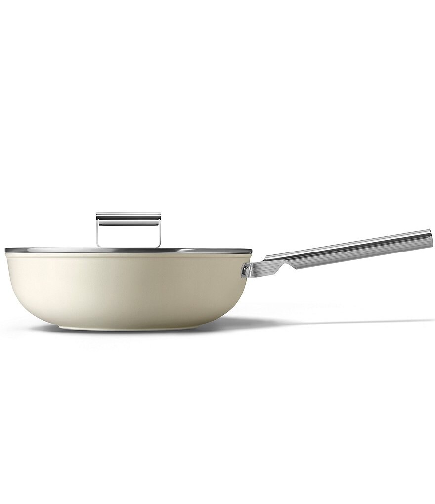 Smeg 50s Retro Style Nonstick 12#double; Wok Pan