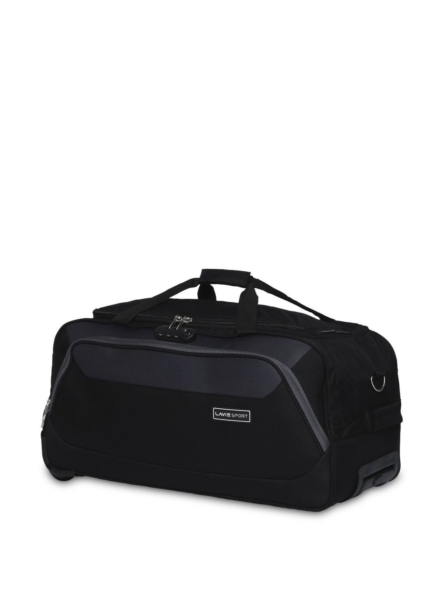 Lavie Sport 65 cms Anti-theft Sage Wheel Duffle Bag  | Duffle Bag (Black)