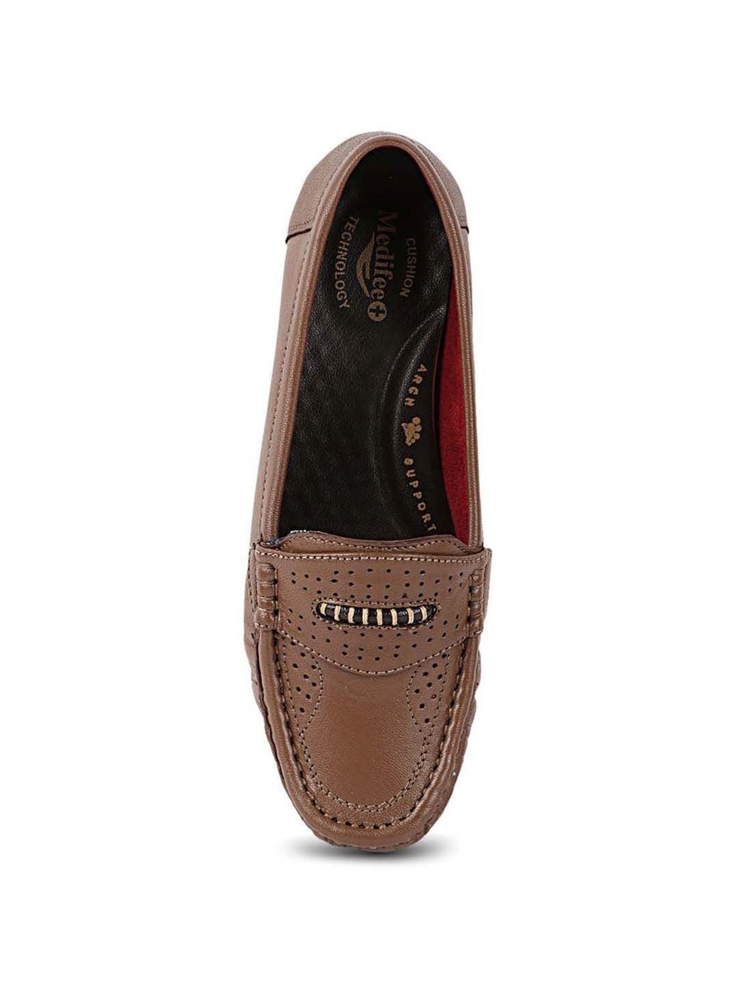 MediFeet Women's Brown Casual Loafers
