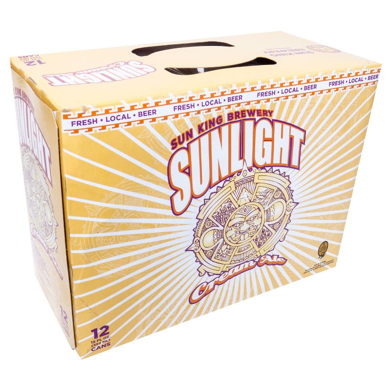 Sun King Sunlight Cream Ale Beer - 12pk/12 fl oz Cans