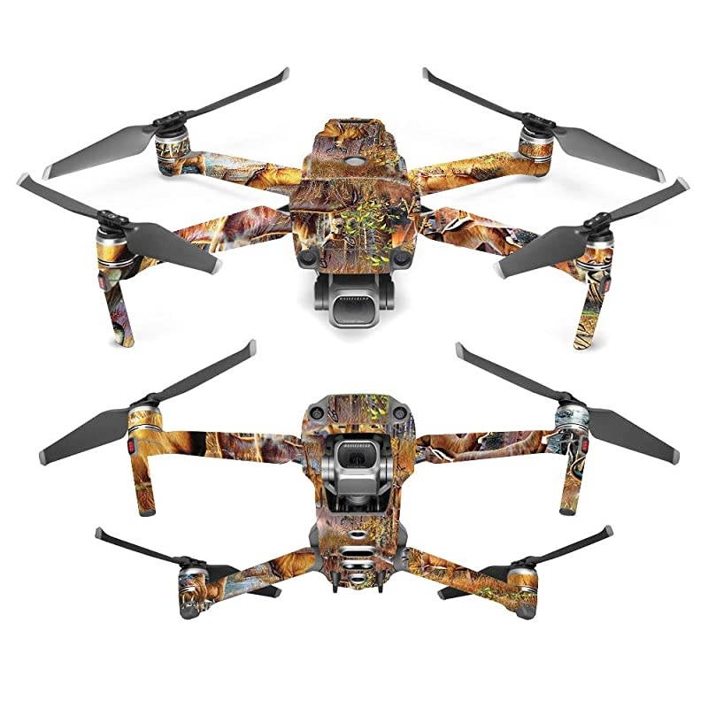 Skin Compatible with DJI Mavic 2 Pro or Zoom Deer Pattern | Protective Durable and Unique Vinyl Decal wrap Cover | Easy to Apply Remove and Change Styles | Made in The USA