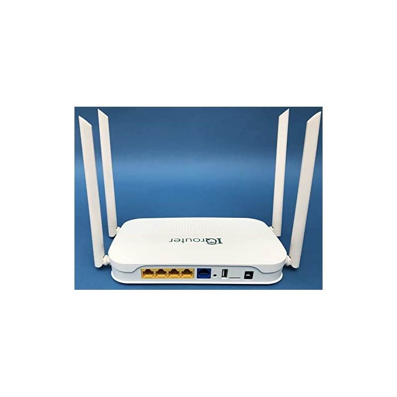 IQRV3 Self-Optimizing Router with Dual Band WiFi adapts to Your line for Improved Quality