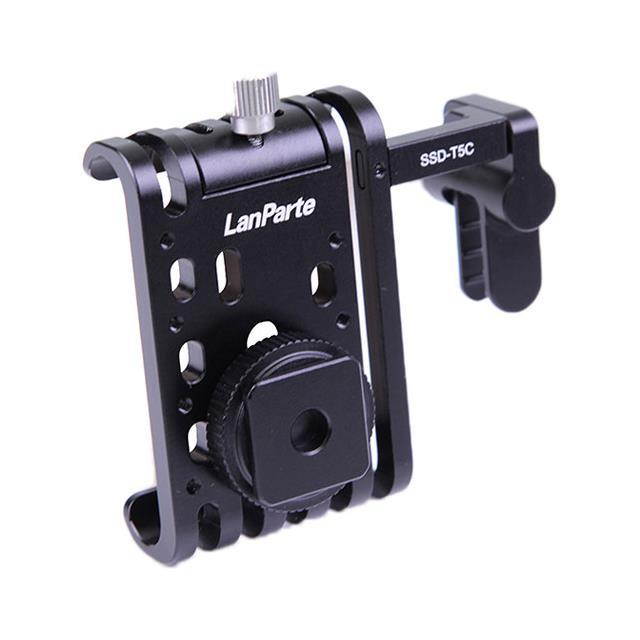Lanparte Clamp with Cold Shoe Mount for Samsung T5 SSD #SSD-T5C