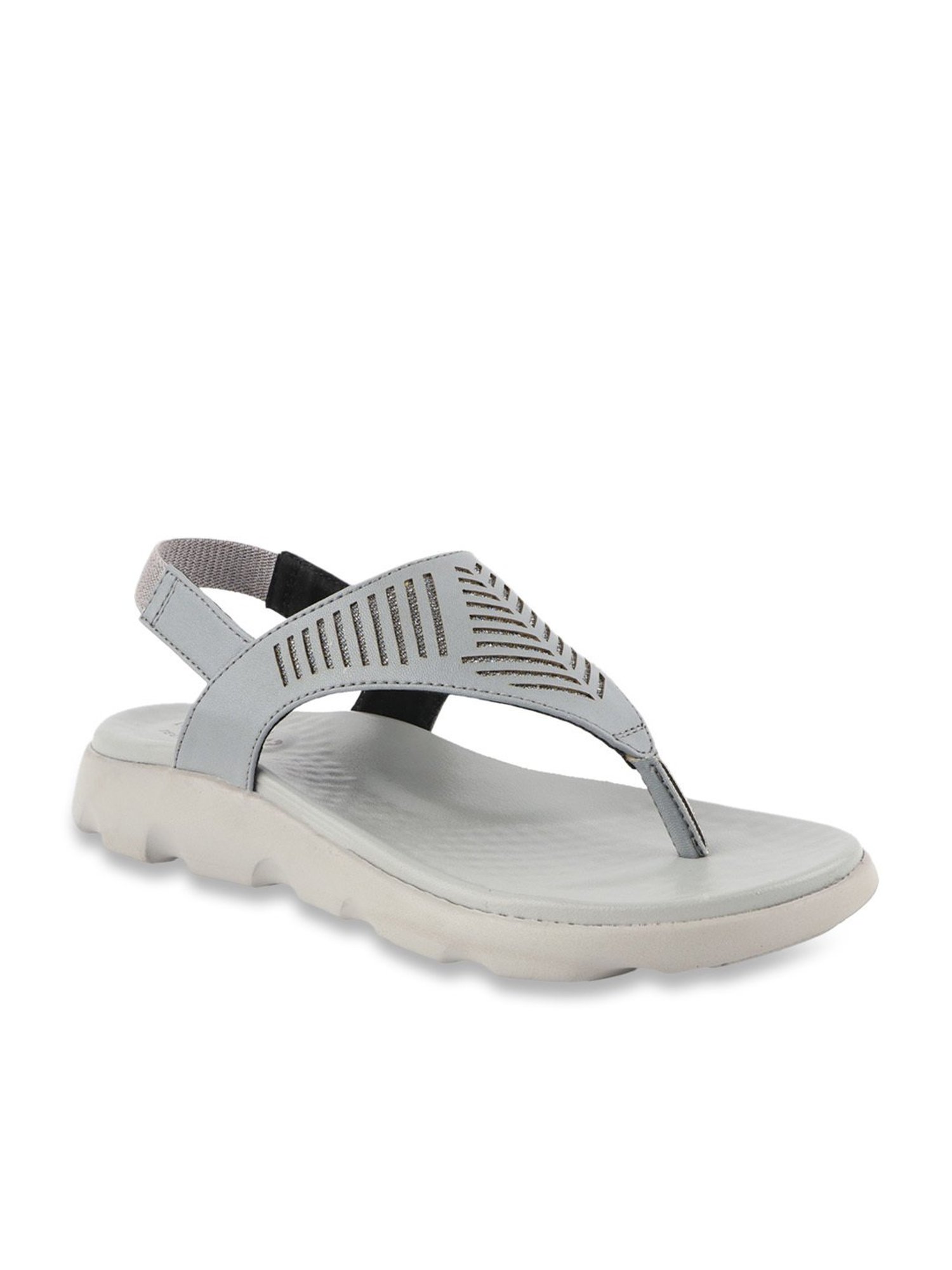 MediFeet Women's Replay Grey Sling Back Sandals