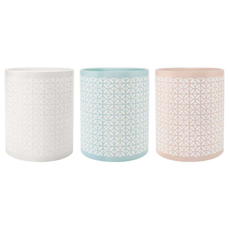 Felix Wastebasket White - Allure Home Creations