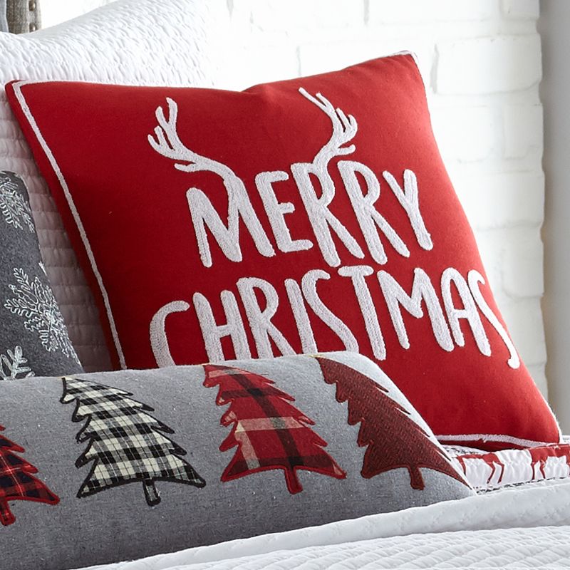 Rudolph Holiday Decorative Pillow Red - Levtex Home
