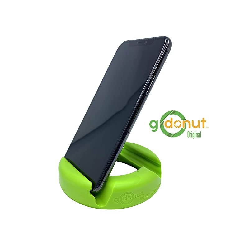 Phone and Tablet Stand Holder | Stands Compatible with Apple iPad iPhone Samsung Galaxy LG Kindle Fire Tablets and Mobile Cell Phones | Holders Multi Angled and Colorful Lime Green
