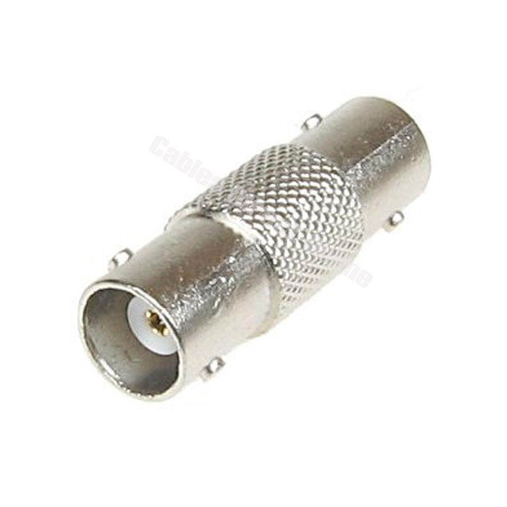 RG59 BNC Female to Female Coaxial Cable Coupler Adapter Connector Lot