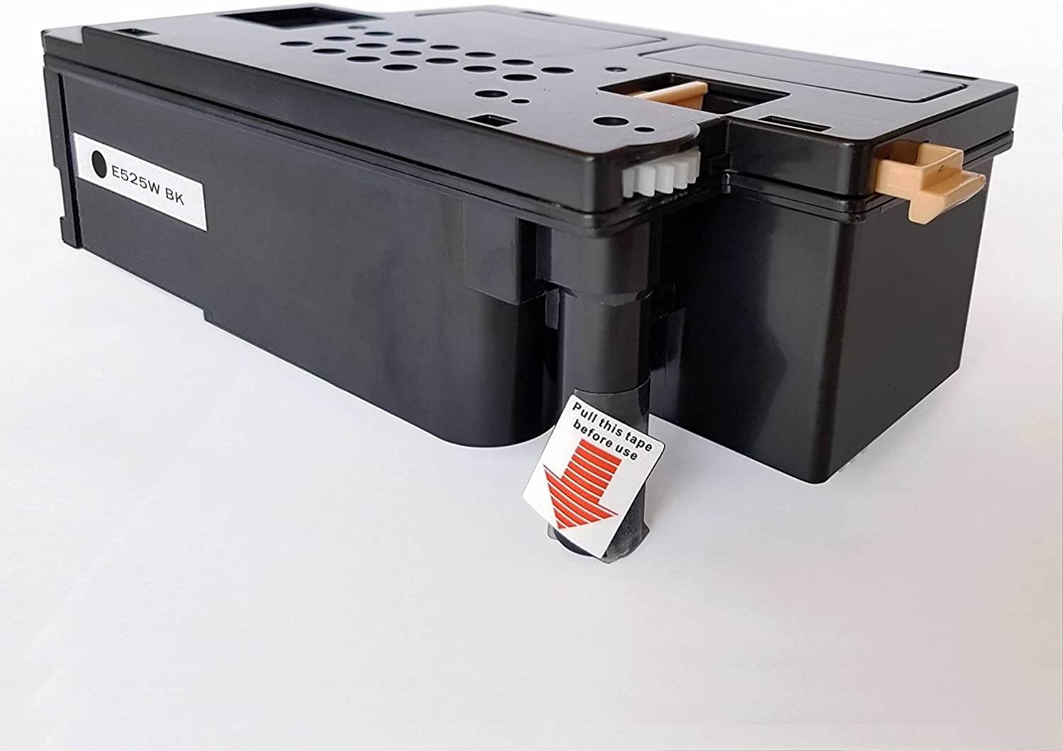 Limeink 5 Pack Compatible High Yield Laser Toner Cartridges Replacement for Dell E525W 525W 525 E525 DPV4T H3M8P (2 Black, 1 Cyan, 1 Magenta, 1 Yellow) Compatible with E525W E525DW Color Laser Printer